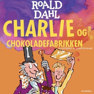 Charlie og chokoladefabrikken – Roald Dahl, lydbogens omslag