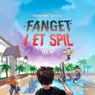 Fanget i et spil #1: Øen – Valdemar Tellerup, lydbogens omslag