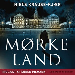 Mørkeland – Niels Krause-Kjær, lydbogens omslag