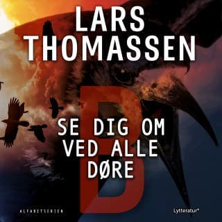B - Se dig om ved alle døre – Lars Thomassen, lydbogens omslag