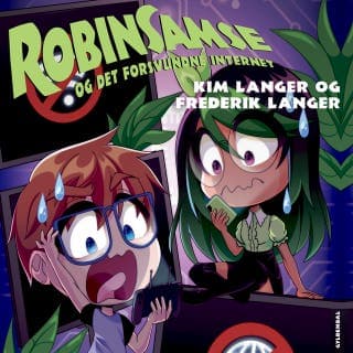 RobinSamse 9 - RobinSamse og det forsvundne internet – Kim Langer og Frederik Langer, lydbogens omslag
