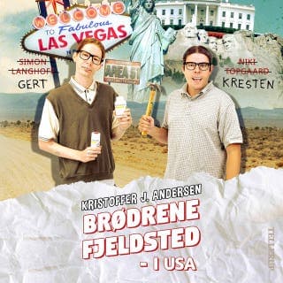 Brødrene Fjeldsted: Brødrene Fjeldsted i USA – Kristoffer J. Andersen, lydbogens omslag