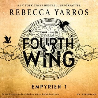 Fourth Wing - Bestå ... eller dø – Rebecca Yarros, lydbogens omslag