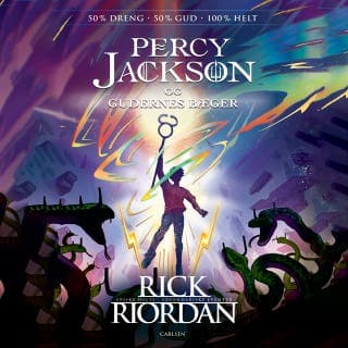 Percy Jackson (6) Gudernes bæger – Rick Riordan, lydbogens omslag