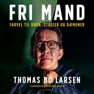 Fri mand – Michael Holbek og Thomas Bo Larsen, lydbogens omslag