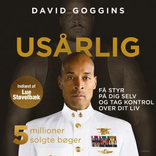 Usårlig – David Goggins, lydbogens omslag