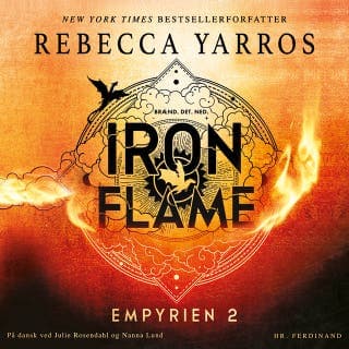 Iron Flame - Brænd. Det. Ned. – Rebecca Yarros, lydbogens omslag