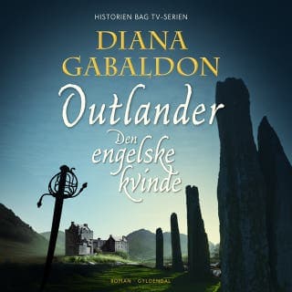 Den engelske kvinde – Diana Gabaldon, lydbogens omslag
