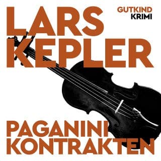 Paganinikontrakten – Lars Kepler, lydbogens omslag