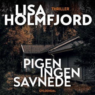 Pigen ingen savnede – Lisa Holmfjord, lydbogens omslag