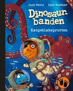 Dinosaurbanden - Kæmpeblæksprutten – Lars Mæhle, lydbogens omslag