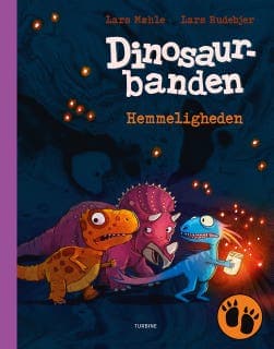 Dinosaurbanden - Hemmeligheden – Lars Mæhle, lydbogens omslag