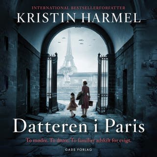 Datteren i Paris – Kristin Harmel, lydbogens omslag