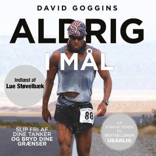 Aldrig i mål – David Goggins, lydbogens omslag