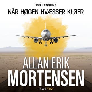 Når høgen hvæsser kløer – Allan Erik Mortensen, lydbogens omslag