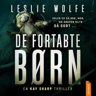 De fortabte børn – Leslie Wolfe, lydbogens omslag