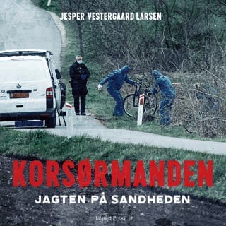 Korsørmanden – Jesper Vestergaard Larsen, lydbogens omslag