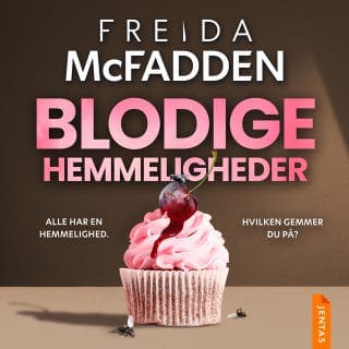 Blodige hemmeligheder – Freida McFadden, lydbogens omslag