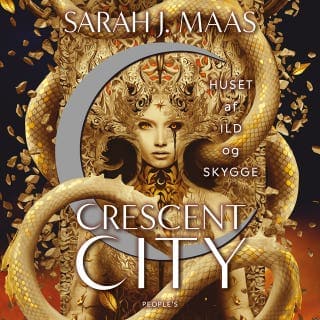 Crescent City. Huset af ild og skygge – Sarah J. Maas, lydbogens omslag