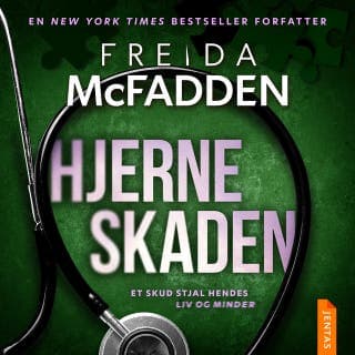 Hjerneskaden – Freida McFadden, lydbogens omslag