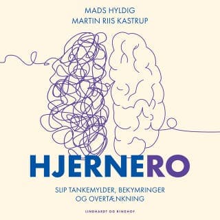 Hjernero – Mads Vangsgaard Hyldig og Martin Riis Kastrup, lydbogens omslag