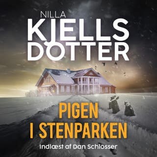 Pigen i stenparken – Nilla Kjellsdotter, lydbogens omslag