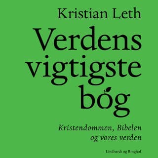 Verdens vigtigste bog – Kristian Leth, lydbogens omslag