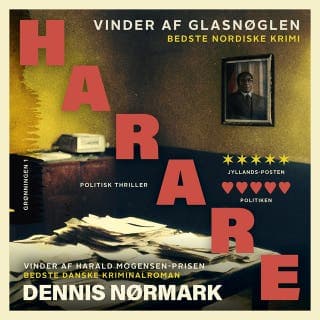 Harare – Dennis Nørmark, lydbogens omslag