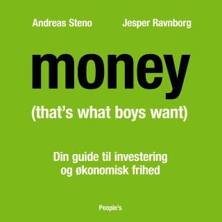MONEY (That's What Boy$ Want) – Jesper Ravnborg og Andreas Steno, lydbogens omslag
