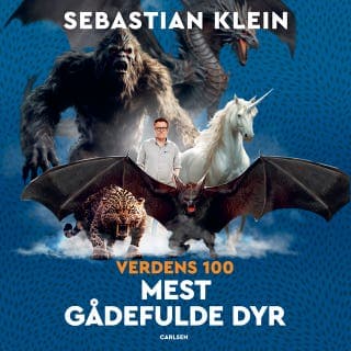 De 100 mest gådefulde dyr – Sebastian Klein, lydbogens omslag