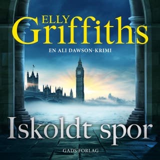 Iskoldt spor – Elly Griffiths, lydbogens omslag