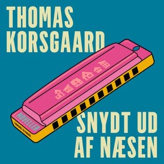 Snydt ud af næsen – Thomas Korsgaard, lydbogens omslag