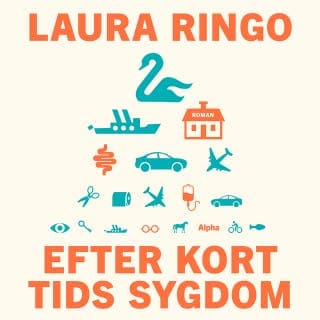 Efter kort tids sygdom – Laura Ringo, lydbogens omslag
