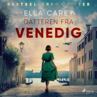 Datteren fra Venedig – Ella Carey, lydbogens omslag