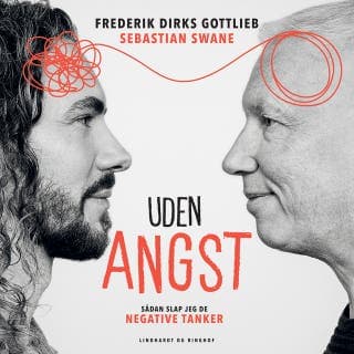 Uden angst – Frederik Dirks Gottlieb og Sebastian Swane, lydbogens omslag