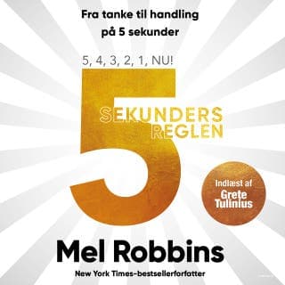 5-sekunders reglen – Mel Robbins, lydbogens omslag