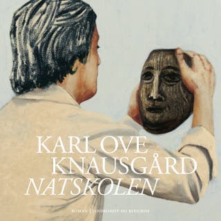 Natskolen – Karl Ove Knausgård, lydbogens omslag