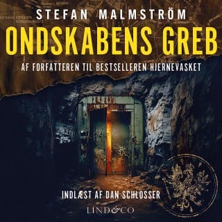 Ondskabens greb – Stefan Malmström, lydbogens omslag