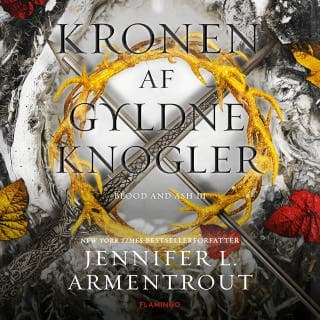 Kronen af gyldne knogler – Jennifer L. Armentrout, lydbogens omslag