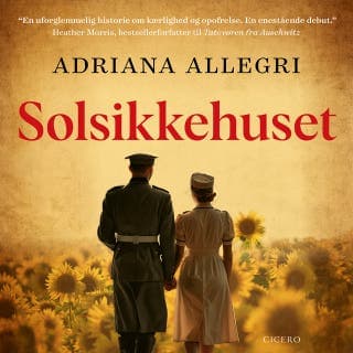 Solsikkehuset – Adriana Allegri, lydbogens omslag