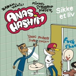 Anas Hashim - Sikke et liv – Babak Vakili og Mikkel Straarup Møller, lydbogens omslag