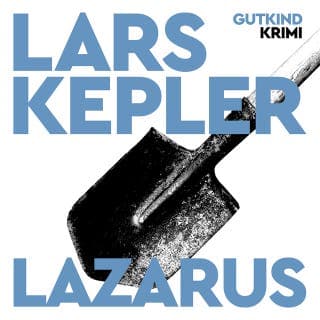 Lazarus – Lars Kepler, lydbogens omslag