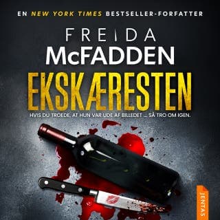 Ekskæresten – Freida McFadden, lydbogens omslag