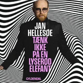 Tænk ikke på en lyserød elefant – Jan Hellesøe, lydbogens omslag