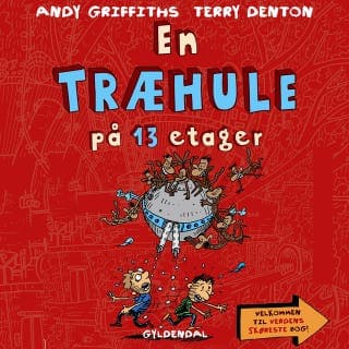 En træhule på 13 etager – Andy Griffiths, lydbogens omslag