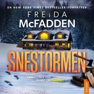 Snestormen – Freida McFadden, lydbogens omslag