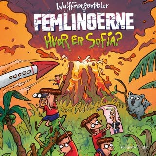 Femlingerne - Hvor er Sofia? – Wulffmorgenthaler og Mikael Wulff, lydbogens omslag