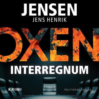 OXEN – Interregnum – Jens Henrik Jensen, lydbogens omslag