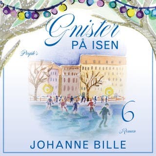 Gnister på isen – Johanne Bille, lydbogens omslag