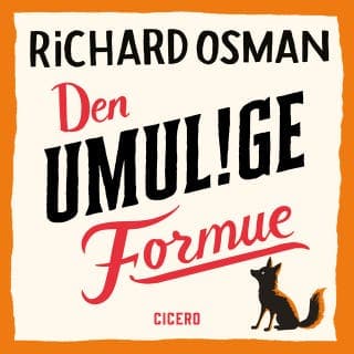 Den umulige formue – Richard Osman, lydbogens omslag